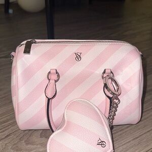 Victors Secret Mini Duffle Crossbody Bag